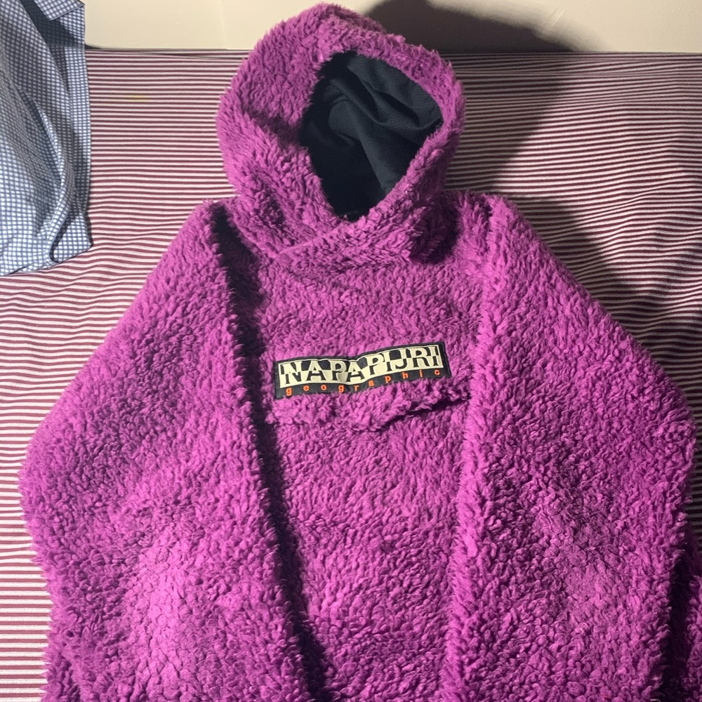 COPY - Napapijri twelve 1 teddy fleece in purple